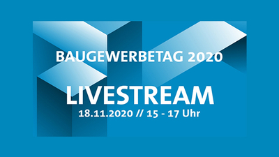 Baugewerbetag als Livestream